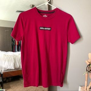 Hollister T-Shirt Mens S Red